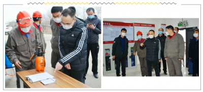 山东省郑州市疫情防控“四进”督导组光临山东壹定发领导